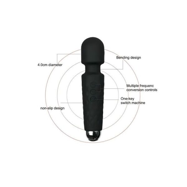 MAGIC WAND VIBRATOR (RECHARGEABLE) - Image 6