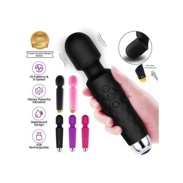 MAGIC WAND VIBRATOR (RECHARGEABLE)