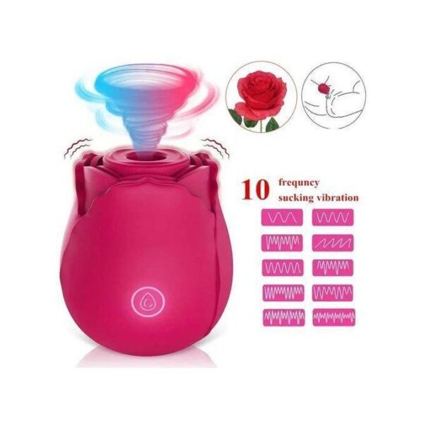 ROSE VIBRATOR FOR WOMEN (CLIT AND NIPPLE SUCKER)