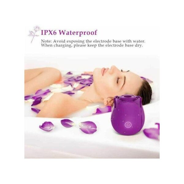 ROSE VIBRATOR FOR WOMEN (CLIT AND NIPPLE SUCKER) - Image 3