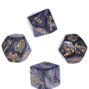 4 Pcs Acrylic Sex Dice